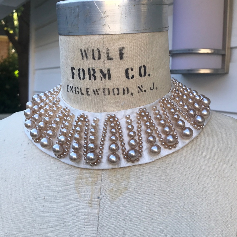 Japanese pearl collar vintage